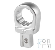 Насадка накидная серии "FIT", 17 мм, 9х12 мм KING TONY 34502117M