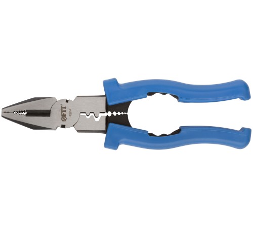 Плоскогубцы комбинированные многофункциональные, пластиковые ручки, Профи 200 мм FIT IT