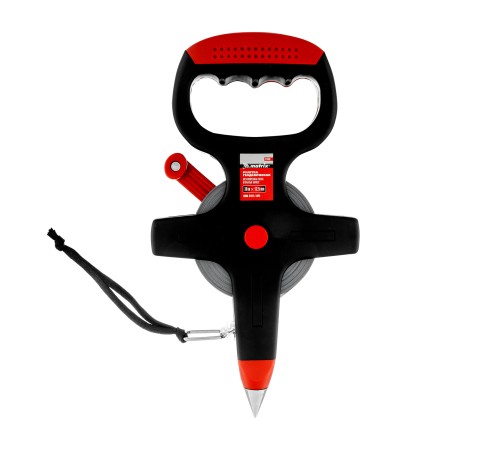 Рулетка геодезическая, 30 м х 12,5 мм, металлическая лента, открытый корпус Matrix