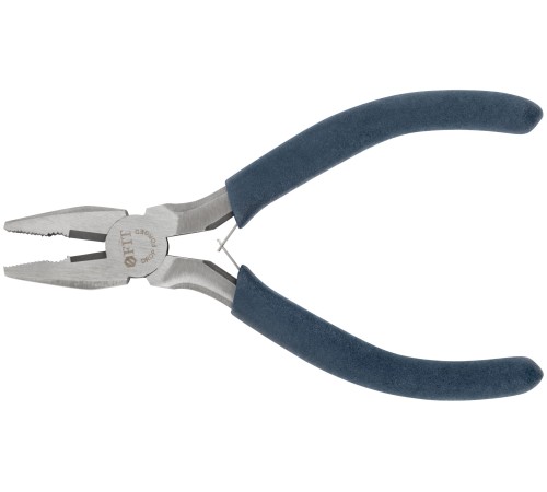 Плоскогубцы комбинированные "мини", синие ручки 120 мм FIT IT Плоскогубцы комбинированные "мини", синие ручки 120 мм FIT IT