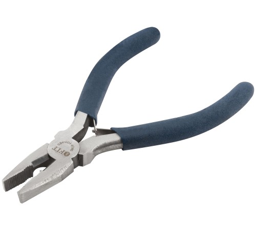 Плоскогубцы комбинированные "мини", синие ручки 120 мм FIT IT Плоскогубцы комбинированные "мини", синие ручки 120 мм FIT IT