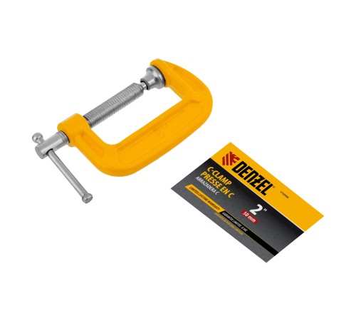 Струбцина G-образная, 2", 50 мм// Denzel