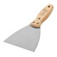 Шпательная лопатка из нержавеющей стали, 100 мм, буковая рукоятка, EFP Matrix