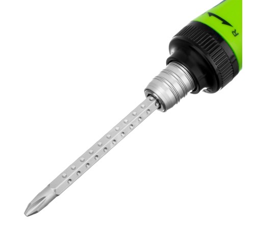 Отвертка реверсивная Т-образная комбинированная PH2/SL6, CrV Сибртех