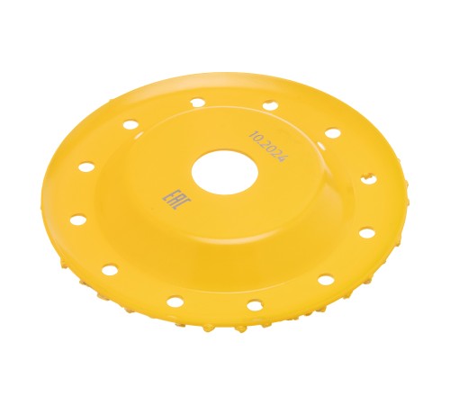 Чашка твёрдосплавная зачистная,125 мм, Наклонная, крупное зерно #8 Denzel