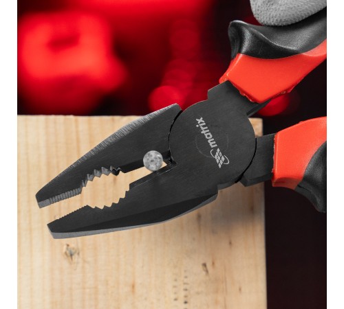 Плоскогубцы комбинированные Black Nickel, 200 мм, двухкомпонентные рукоятки Matrix Плоскогубцы комбинированные Black Nickel, 200 мм, двухкомпонентные рукоятки Matrix