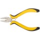 Плоскогубцы комбинированные "мини" Профи, никелированное покрытие, черн.-желт.мягк. ручки 125 мм FIT HQ