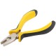 Плоскогубцы комбинированные "мини" Профи, никелированное покрытие, черн.-желт.мягк. ручки 125 мм FIT HQ