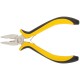Плоскогубцы комбинированные "мини" Профи, никелированное покрытие, черн.-желт.мягк. ручки 125 мм FIT HQ
