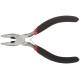 Плоскогубцы комбинированные "мини", черные ручки 120 мм КУРС