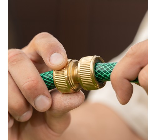 Муфта ремонтная для шланга, 1/2, латунная Palisad