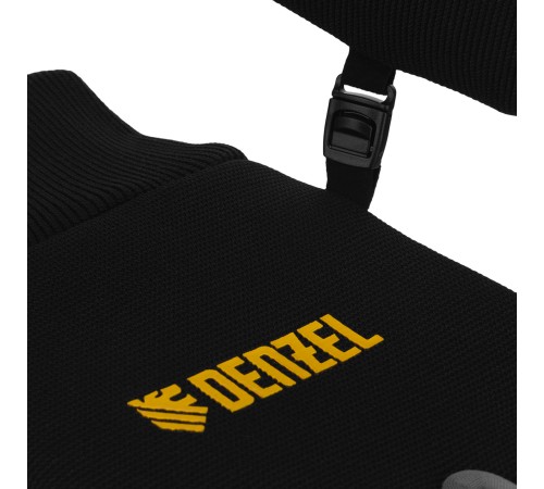 Перчатки универсальные, двойные, работа с сенсорным экраном, вязаная манжета, размер 8 Denzel