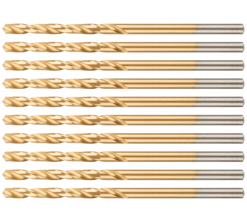 Сверло по металлу Cutop Profi с титановым покрытием, 2,5х57 мм (10 шт) CUTOP