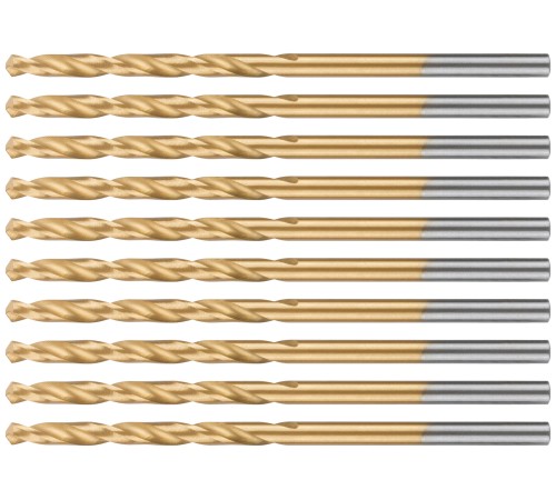 Сверло по металлу Cutop Profi с титановым покрытием, 2,7х61 мм (10 шт) CUTOP
