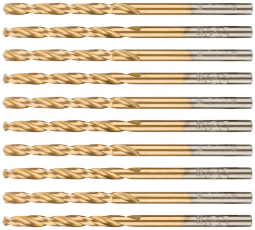 Сверло по металлу Cutop Profi с титановым покрытием, 3,4х70 мм (10 шт) CUTOP