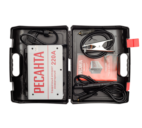 Сварочный аппарат инверторный Ресанта САИ 220 в кейсе