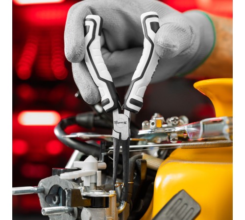 Длинногубцы Mini удлиненные, 150 мм, авторазжим, Pro Matrix