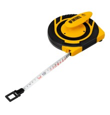 Рулетка геодезическая 30 м х 15 мм, закрытый корпус, фиберглассовая лента Denzel Рулетка геодезическая 30 м х 15 мм, закрытый корпус, фиберглассовая лента Denzel