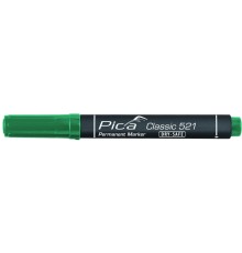 Маркер перманентный зеленый PICA Classic 521/36 Dry Safe