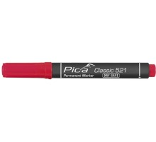 Маркер перманентный красный PICA Classic 521/40 Dry Safe