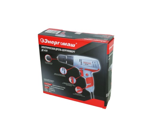 Сетевой шуруповерт Энергомаш ДС-650