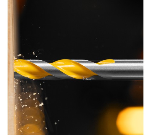 Набор сверл универсальных, Multi cut, 4-10 мм, 5 шт Denzel