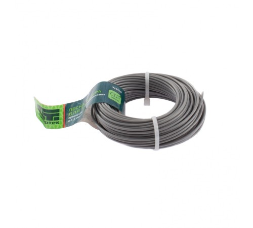 Леска для триммера круглая, армированная алюминием, 1.6 мм х 15 м, Сибртех