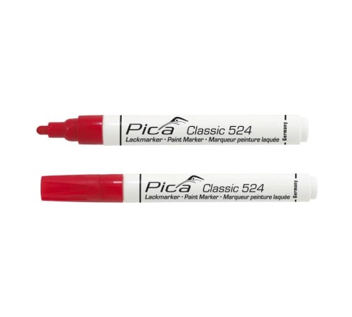 Маркер строительный PICA Classic 524/40 (красный)