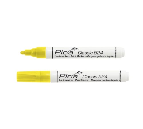 Маркер строительный PICA Classic 524/44 (желтый)