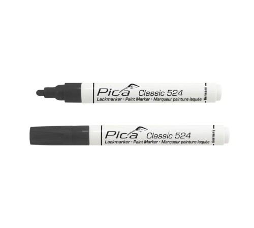 Маркер строительный PICA Classic 524/46 (черный)