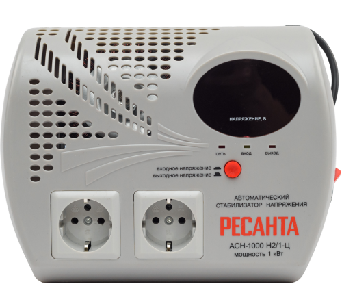 Стабилизатор напряжения серии LUX РЕСАНТА АСН-1000Н2/1-Ц Стабилизатор напряжения серии LUX РЕСАНТА АСН-1000Н2/1-Ц