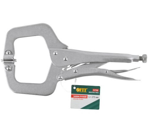 Зажим ручной точечный, тип C 275 мм FIT IT Зажим ручной точечный, тип C 275 мм FIT IT