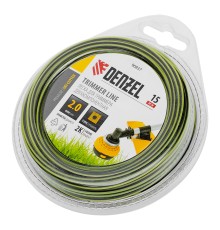 Леска для триммера двухкомпонентная квадратная, 2,0мм х 15м, блистер SkyCutter Denzel