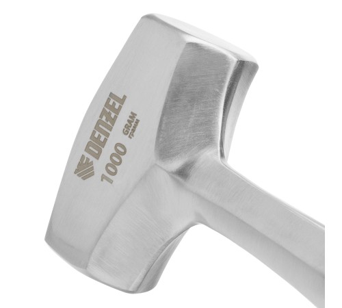 Кувалда 1 кг, цельнометаллическая, двухкомпонентная рукоятка Denzel