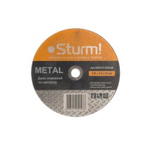 Диск отрезной по металлу, АРМИРОВАННЫЙ, размер 230x2.0x22.23 Sturm! Диск отрезной по металлу, АРМИРОВАННЫЙ, размер 230x2.0x22.23 Sturm!