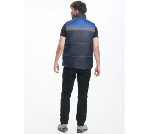 Жилет утепленный Экспертный СОП (тк.Оксфорд), т.синий/васильковый