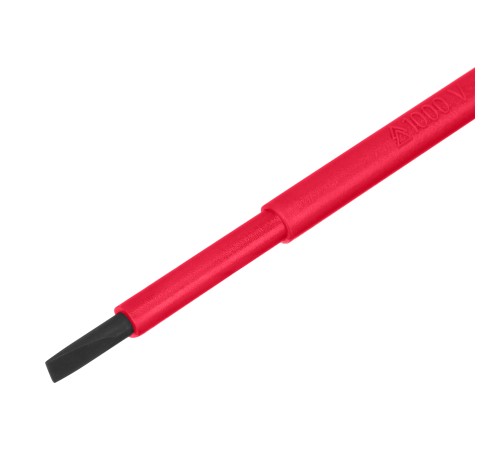 Отвертка Insulated, SL4 x 100 мм, CrMo, до 1000 В, двухкомпонентная рукоятка Matrix Professional