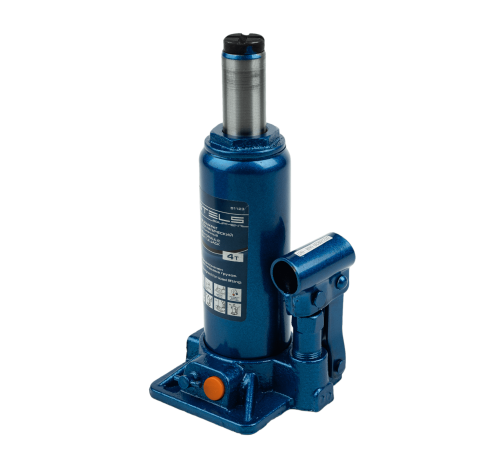 Домкрат гидравлический бутылочный, 4 т, H подъема 195-380 мм, в пластиковом кейсе Stels