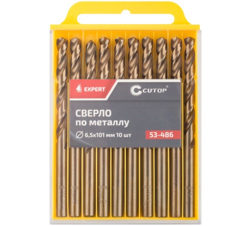 Сверло по металлу Cutop EXPERT, 6,5х101 мм (10 шт) CUTOP
