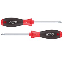 WIHA Отвертка SOFTFINISH, CrMo сталь, матовое хромирование SL4,0 x 25 мм WH HQ