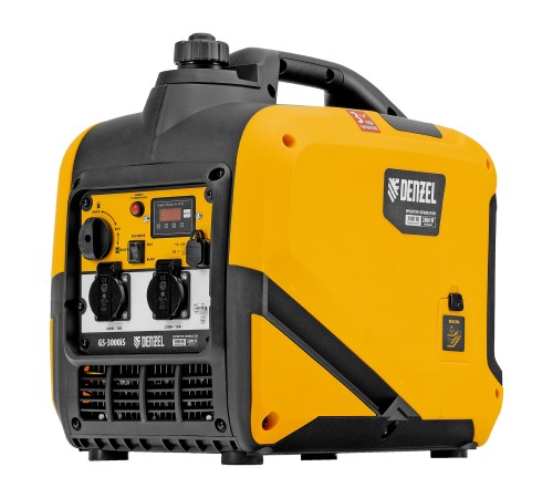 Генератор инверторный GS-3000iS, 3,0 кВт, 230 В, закрытый корпус, ручной старт DENZEL