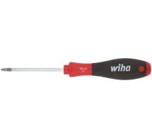 WIHA Отвертка SOFTFINISH, CrMo сталь, матовое хромирование PZ1 x 80 мм WH HQ