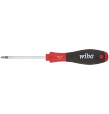 WIHA Отвертка SOFTFINISH, CrMo сталь, матовое хромирование PZ1 x 80 мм WH HQ