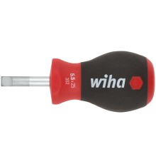 WIHA Отвертка SOFTFINISH, CrMo сталь, матовое хромирование SL5,5 x 25 мм WH HQ