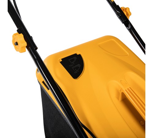 Газонокосилка аккумуляторная бесщеточная RLM450-36, Li-ion, 36 В, 4 Ач, 450 мм, травосборник 40 л Denzel