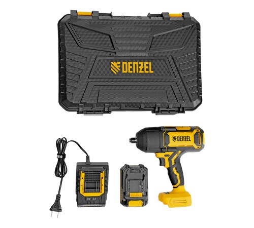 Гайковерт ударный аккумуляторный бесщет. CIWH-BL-20-1000, Li-Ion, 20 В// Denzel