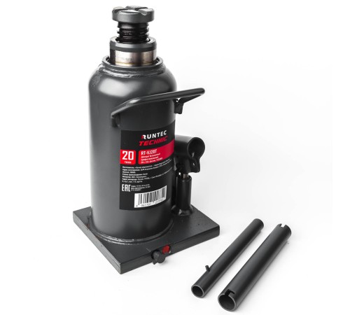 RUNTEC RT-VJ20T Домкрат бутылочный профессиональный 20 т, 244-464 мм TECHNIC