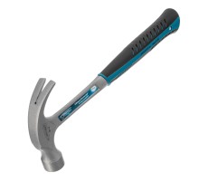 Молоток-гвоздодер, 570 г, цельнокованый, трехкомпонентная рукоятка Gross