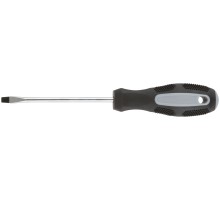 Отвертка "Мастер", CrV сталь, прорезиненная ручка 5х100 мм SL КУРС