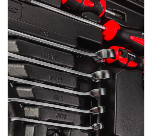 RUNTEC RT-HT128T Набор ручных инструментов RUNTEC TECHNIC 128 предметов 1/2", 1/4"